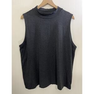 Eileen Fisher Stretch Tencel Jersey Minimalist Top XL Lagom Capsule Quiet Luxe